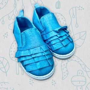 Sophie SUE Slip On Blue Denim Shoes Size 6